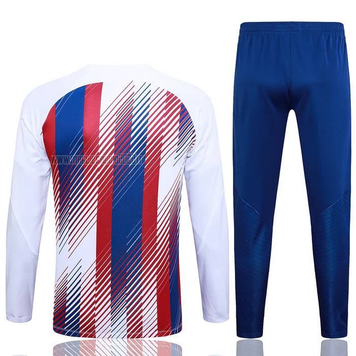 Tuta da Track de Felpa del FC Barcellona Bambino 2023-2024 Blanco